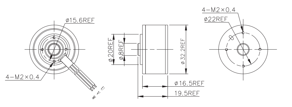 OT-EM3217无刷机电|云台机电|车窗机电|无刷直流机电-万至达机电