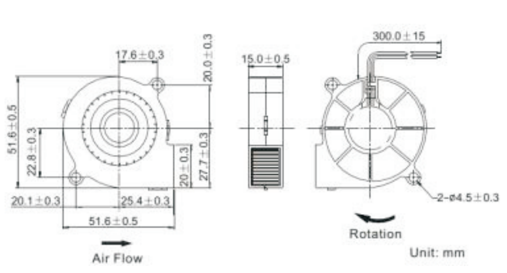 OT-EF5115无刷机电|电扇机电|无刷机电出产厂-万至达机电