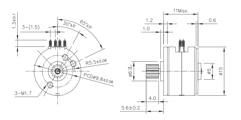 OT-SM15P-036步进机电|微型照片打印机机电|医疗装备机电|直线步进机电-万至达机电