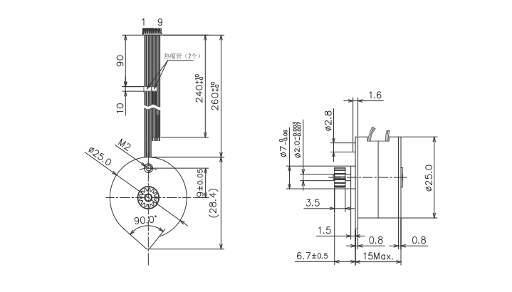 OT-SM25P-001步进机电|步进机电参数|微型打印机机电|医疗装备机电|微型机电-万至达机电