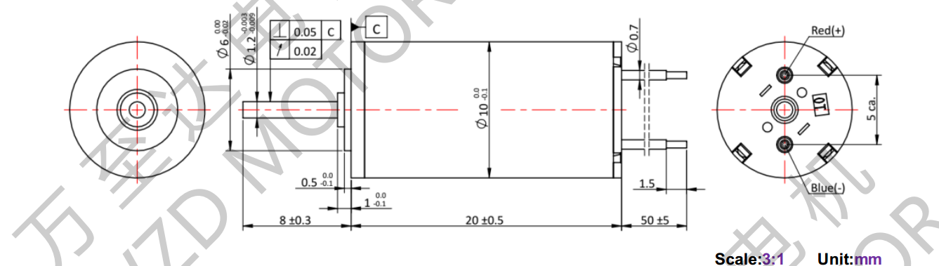 OT-CM1020空心杯机电-万至达机电