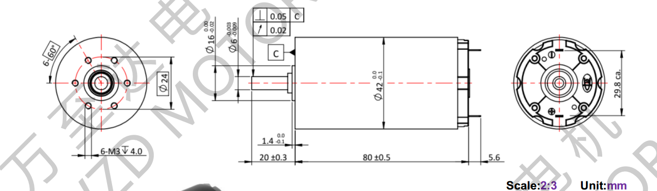 OT-CM4280空心杯机电-万至达机电
