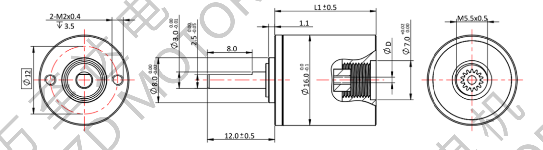 OT-16LGP行星齿轮箱-齿轮箱-万至达机电