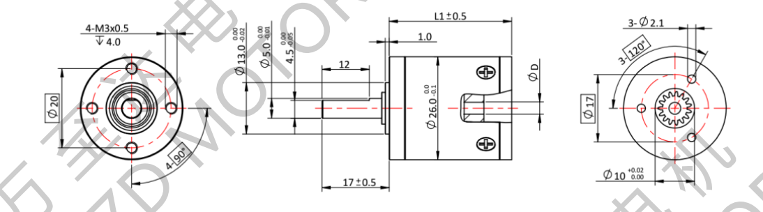 OT-26LGP行星齿轮箱-齿轮箱-万至达机电