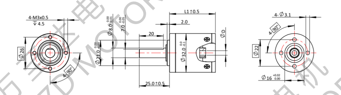 OT-32LGP行星齿轮箱-齿轮箱-万至达机电